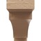 Ekena Millwork 6"W x 36"D x 12"H Thin Mediterranean Rough Cedar Woodgrain TimberThane Corbel, Primed Tan CORUR06X36X12MEDRCPR - alternate 5